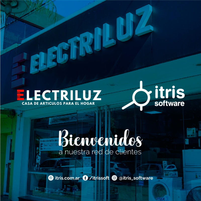 Bienvenido Electriluz al equipo de Itris Software